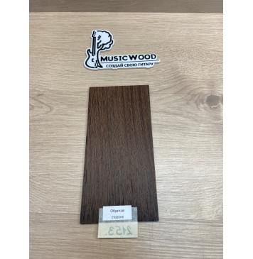 Венге заготовка накладки на головку грифа Радиал АА 4х100х205 мм-1