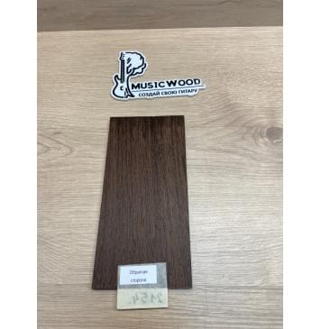 Венге заготовка накладки на головку грифа Радиал АА 4х100х205 мм-1