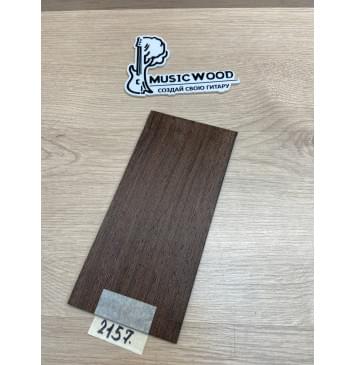 Венге заготовка накладки на головку грифа Радиал АА 4х100х205 мм-3