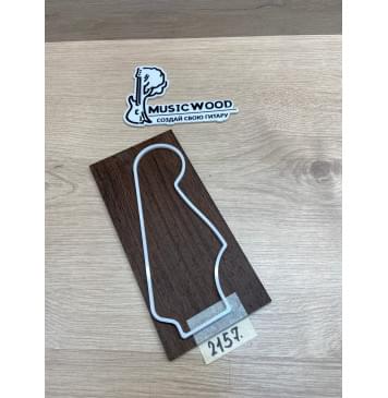 Венге заготовка накладки на головку грифа Радиал АА 4х100х205 мм-0