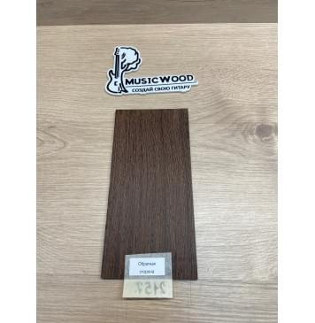 Венге заготовка накладки на головку грифа Радиал АА 4х100х205 мм-1