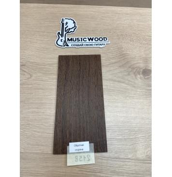 Венге заготовка накладки на головку грифа Радиал АА 4х100х205 мм-1