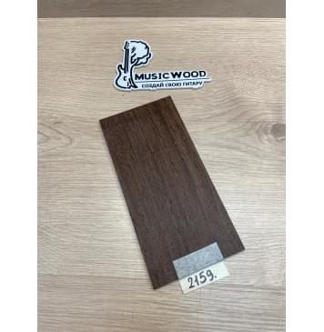 Венге заготовка накладки на головку грифа Радиал АА 4х100х205 мм-3