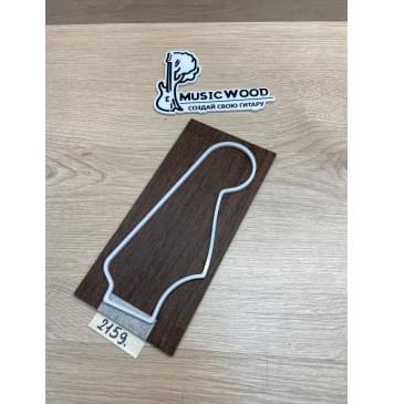 Венге заготовка накладки на головку грифа Радиал АА 4х100х205 мм-0