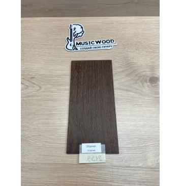 Венге заготовка накладки на головку грифа Радиал АА 4х100х205 мм-1