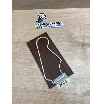 Венге заготовка накладки на головку грифа Радиал АА 4х100х205 мм-0