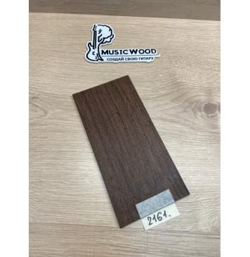 Венге заготовка накладки на головку грифа Радиал ААА 4х100х205 мм-3