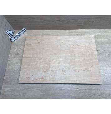 Клён Белый заготовка на топ Смешанный АА 18х163х485 мм - 2 шт. (книжкой)-1