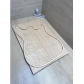 Клён Белый заготовка на топ Смешанный АА 18х163х485 мм - 2 шт. (книжкой)