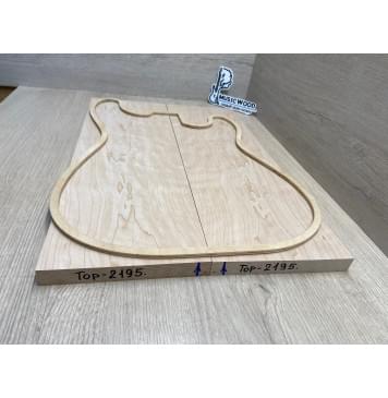 Клён Белый заготовка на топ Смешанный АА 18х163х485 мм - 2 шт. (книжкой)-2