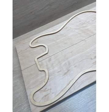 Клён Белый заготовка на топ Смешанный АА 18х163х485 мм - 2 шт. (книжкой)-4