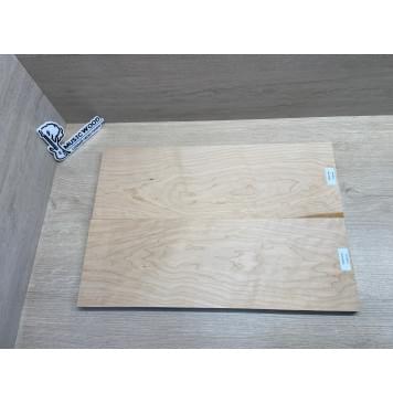 Клён Белый заготовка на топ Тангент ААА 18х162х475 мм - 2 шт. (книжкой)-5