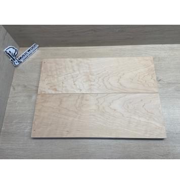 Клён Белый заготовка на топ Смешанный ААА 19х162х460 мм - 2 шт. (книжкой)-9