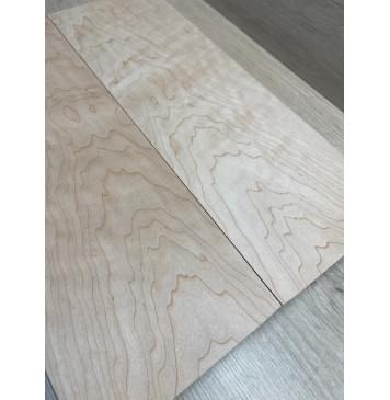 Клён Белый заготовка на топ Смешанный ААА 19х162х460 мм - 2 шт. (книжкой)-1