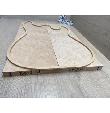 Клён Белый заготовка на топ Смешанный ААА 19х162х460 мм - 2 шт. (книжкой)-2