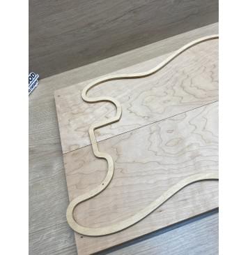 Клён Белый заготовка на топ Смешанный ААА 19х162х460 мм - 2 шт. (книжкой)-4