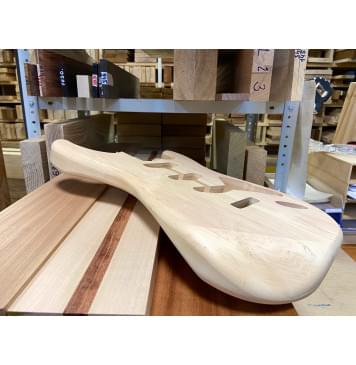 Фрезеровка корпуса электро / бас-гитары-33