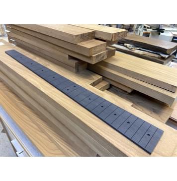 Фрезеровка накладки для Бас-гитары-11