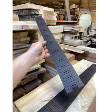 Фрезеровка накладки для гитары-42