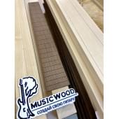 Фрезеровка плоской накладки с пропилами