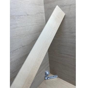 Клён Белый заготовка накладки для бас-гитары Радиал АА 8х80х745 мм-5