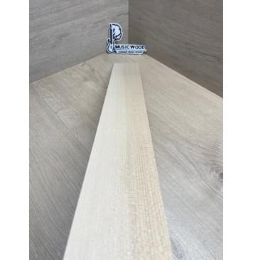 Клён Белый заготовка накладки для бас-гитары Радиал АА 8х80х745 мм-8