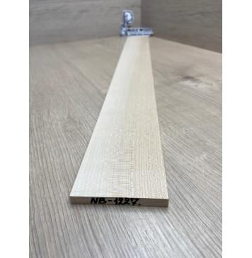 Клён Белый заготовка накладки для бас-гитары Радиал АА 8х80х745 мм-3