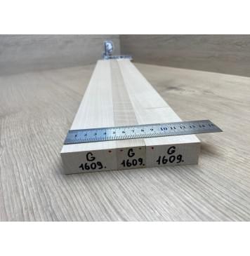 Клён Белый/Клён Белый Явор, Волнистый/Клён Белый заготовка грифа для электрогитары Радиал АА Волна АА 23х(48-26-48)х715 мм - из 3х частей-6