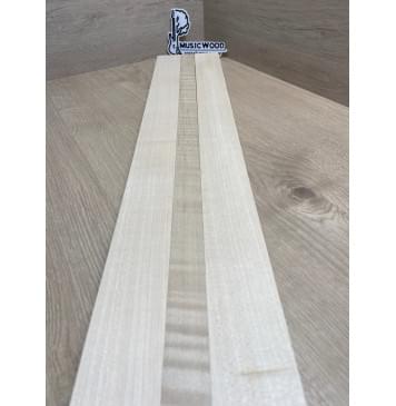 Клён Белый/Клён Белый Явор, Волнистый/Клён Белый заготовка грифа для электрогитары Радиал АА Волна АА 23х(48-26-48)х715 мм - из 3х частей-7