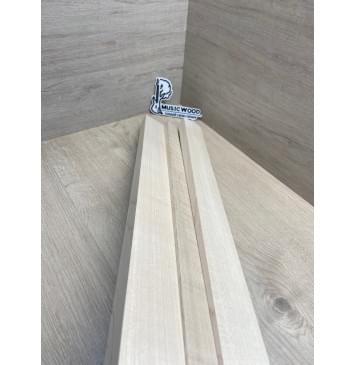 Клён Белый/Клён Белый Явор, Волнистый/Клён Белый заготовка грифа для электрогитары Радиал АА Волна АА 23х(48-26-48)х715 мм - из 3х частей-8