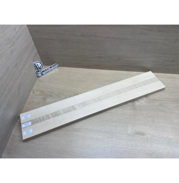 Клён Белый/Клён Белый Явор, Волнистый/Клён Белый заготовка грифа для электрогитары Радиал АА Волна АА 23х(48-26-48)х715 мм - из 3х частей-9