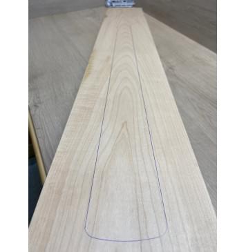 Клён Белый заготовка грифа для бас-гитары Тангент ААА 28х150х940 мм-1