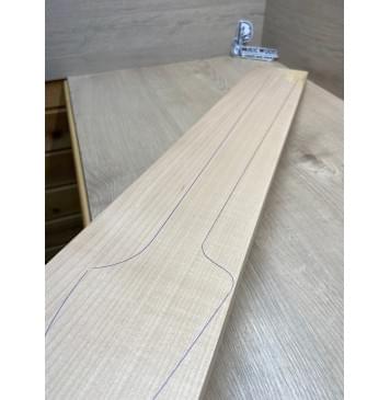 Клён Белый заготовка грифа для бас-гитары Радиал АА 26х130х930 мм-8