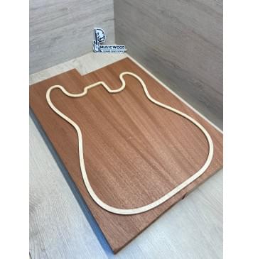 Сапели заготовка корпуса Радиал АА 44.7х190х540-490 мм (2шт) 659 кг/м3-5