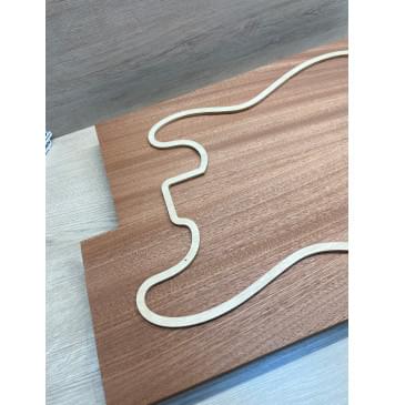 Сапели заготовка корпуса Радиал АА 44.7х190х540-490 мм (2шт) 659 кг/м3-7