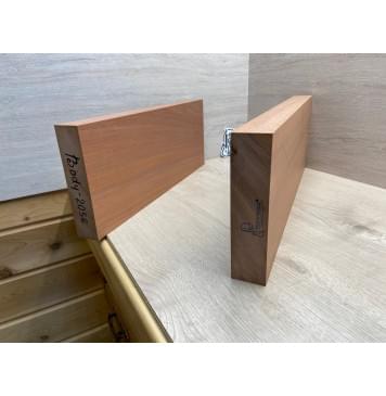 Сапели заготовка корпуса Радиал АА 44.7х190х540-490 мм (2шт) 659 кг/м3-2