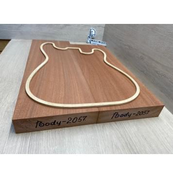 Сапели заготовка корпуса Смешанный АА 45х189х540-495 мм (2шт) 658 кг/м3-2