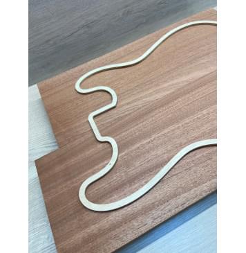 Сапели заготовка корпуса Смешанный АА 45х189х540-495 мм (2шт) 658 кг/м3-7