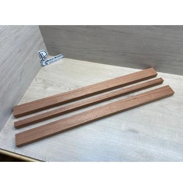 Махагон Американский Гондурас заготовка грифа электрогитары Радиал АА 27х(49-22.5-49)х730 мм - из 3х частей-4