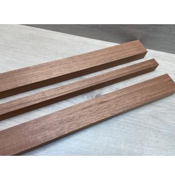 Махагон Американский Гондурас заготовка грифа электрогитары Радиал АА 27х(49-22.5-49)х730 мм - из 3х частей-9