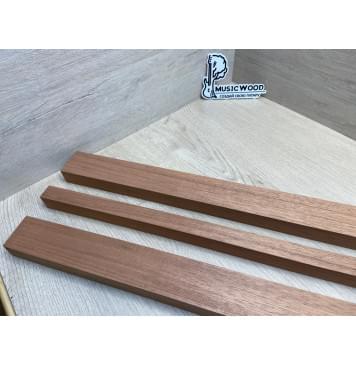 Махагон Американский Гондурас заготовка грифа электрогитары Радиал АА 27х(49-22.5-49)х730 мм - из 3х частей-8