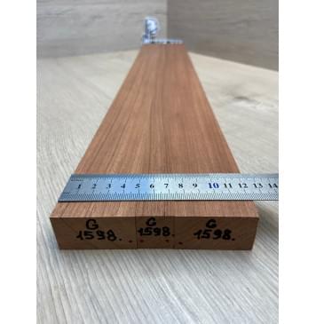 Махагон Американский Гондурас заготовка грифа электрогитары Радиал АА 27х(49-22.5-49)х730 мм - из 3х частей-3