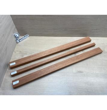 Махагон Американский Гондурас заготовка грифа электрогитары Радиал АА 27х(49-22.5-49)х730 мм - из 3х частей-11