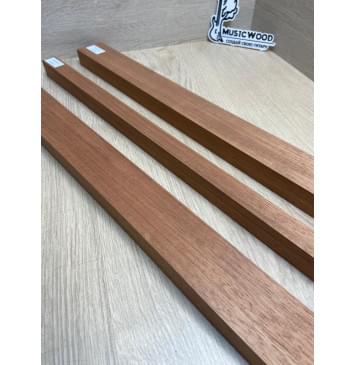 Махагон Американский Гондурас заготовка грифа электрогитары Радиал АА 27х(49-22.5-49)х730 мм - из 3х частей-5