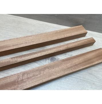 Махагон Американский Гондурас заготовка грифа электрогитары Радиал ААА 26х(48-22-48)х720 мм - из 3х частей-8