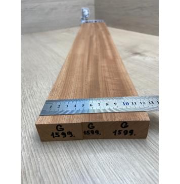 Махагон Американский Гондурас заготовка грифа электрогитары Радиал ААА 26х(48-22-48)х720 мм - из 3х частей-2