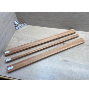 Махагон Американский Гондурас заготовка грифа электрогитары Радиал ААА 26х(48-22-48)х720 мм - из 3х частей-10