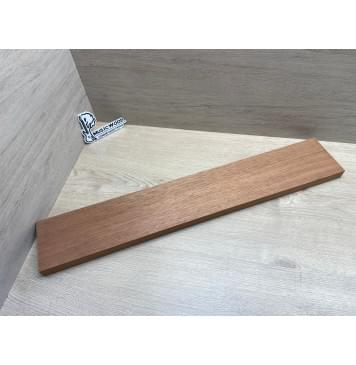 Махагон Гондурасский заготовка грифа электрогитары Радиал АА 27х(48-23-48)х730 мм - из 3х частей-0