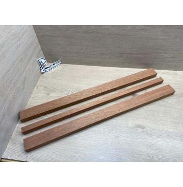 Махагон Гондурасский заготовка грифа электрогитары Радиал АА 27х(48-23-48)х730 мм - из 3х частей-3