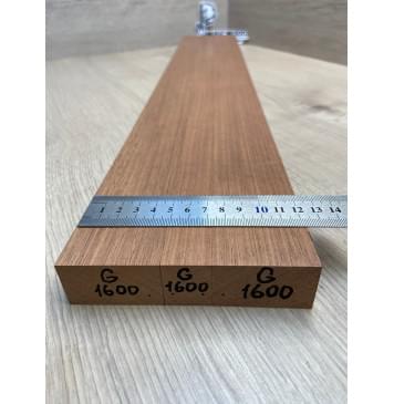 Махагон Гондурасский заготовка грифа электрогитары Радиал АА 27х(48-23-48)х730 мм - из 3х частей-4